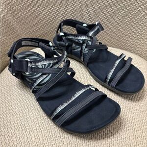 Merrell Sandals District terrain Muri Backstrap Slipper sandal redwood navy 11
